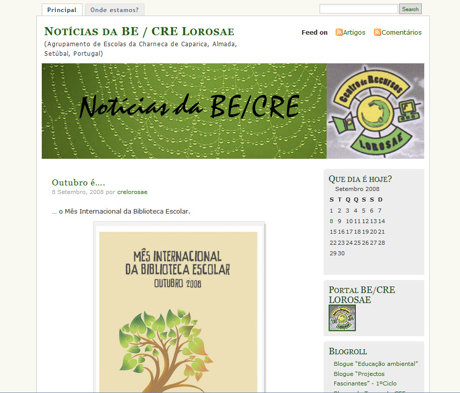 Not�cias da BE / CRE Lorosae